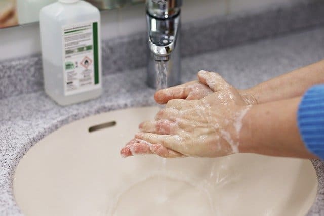 Washing Hands And Nail Biting